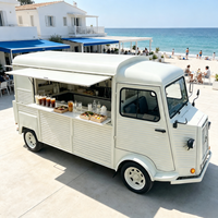 Camion de restauration mobile tout équipement en acier inoxydable robuste avec remorque, réservoir d'eau, générateur silencieux, pour café et confiserie