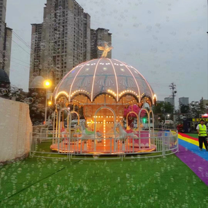 CE Certified <b>Carousel</b> Rides Merry Go Round Rides Factory Direct for Amusement Park Shopping Mall - Product Image 5