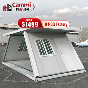 Дом Cammi <span class=keywords><strong>20</strong></span> футов складной модульный контейнер, Офисные Стальные дома, быстрая установка, мобильный дом для школы, отель поддержки беженцев - Product Image 1
