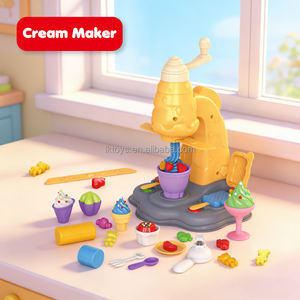 Lucky Toys Color <strong>Dough</strong> Kitchen Creations Set for Kids 12 Colors <strong>Dough</strong> <strong>Play</strong> Set with <strong>Ice</strong> <strong>Cream</strong>/Noodle/Hamburger Makers - Product Image 3