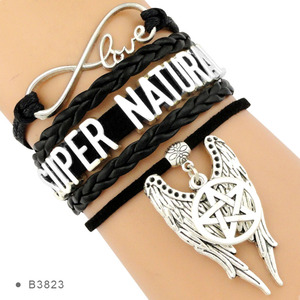 Purple <span class=keywords><strong>Rain</strong></span> Maillot Fille Reine Béni Soit Walking Dead Flèche Surnaturel Poker Joker <span class=keywords><strong>Prince</strong></span> Wonder Woman Fille Bracelet - Product Image 2