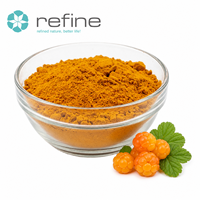 Gerefineerd Cloudberry Fruitpoeder 100% Vriesgedroogd Bulk Ingrediënt 1 kg 25 kg Verpakking