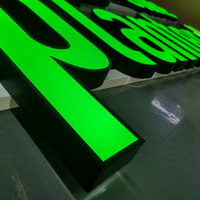 Panneau publicitaire lumineux en acrylique DakeSign avec LED, conception gratuite, décoration publicitaire pour centre commercial, signalétique frontlit
