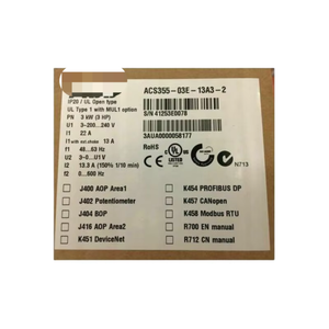 一个新的逆变器ACS355-03E-13A3-<span class=keywords><strong>2</strong></span> 3P AC200V ~ 240V 3KW快速运输ACS355-03E - Product Image 1