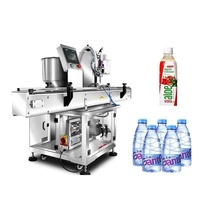 Machine de remplissage automatique de bouteilles pour boissons liquides, jus, eau, à tête unique, pour le remplissage, le bouchage et l'étiquetage des bouteilles en plastique