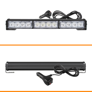 9 "- 33" ba màu tự động <span class=keywords><strong>LED</strong></span> nhấp nháy cảnh báo thanh ánh sáng cố vấn giao thông khẩn cấp nhấp nháy thanh ánh sáng cho xe tải offroad 12V 24V - Product Image 5