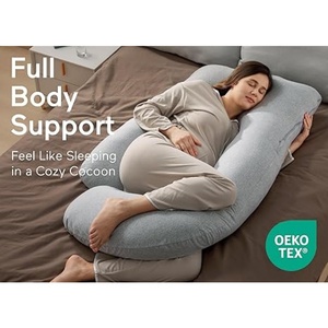 <span class=keywords><strong>Almohada</strong></span> <span class=keywords><strong>de</strong></span> Embarazo en Forma <span class=keywords><strong>de</strong></span> U <span class=keywords><strong>de</strong></span> 57 Pulgadas, <span class=keywords><strong>Almohada</strong></span> <span class=keywords><strong>de</strong></span> <span class=keywords><strong>Maternidad</strong></span> <span class=keywords><strong>de</strong></span> Cuerpo Completo con Funda Extraíble <span class=keywords><strong>de</strong></span> Algodón - Product Image 2