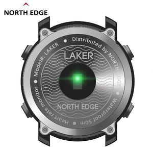Montre connectée NORTH EDGE LAKER, moniteur de fréquence cardiaque, montre connectée pour femmes, course à pied, podomètre, réveil, étanche 50m, Android - Product Image 3