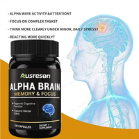 Ausreson Capsules Naturelles Alpha-GPC – Complément Alpha Brain pour la Mémoire et la Santé – Marque Privée Alpha GPC Alpha Brain