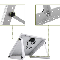 SOEASY Cadre de support de panneau solaire triangulaire pour toit plat en aluminium de haute qualité pour système de montage sur toit