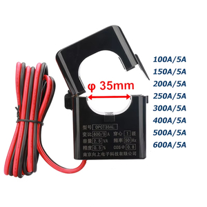 Transformador de Corriente de Núcleo Dividido NJXSE OPCT35ATL con Rango de Salida de 5A 1A, 0-630A y Tamaño de Orificio de 35 mm para Detectar Corriente Alterna - Product Image 1