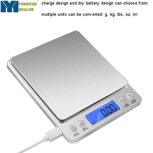 영원히 저울 1g 정밀도 LCD 스크린 디스플레이 음식 규모 주방 디지털 저울 요리 베이킹 - Product Image 4