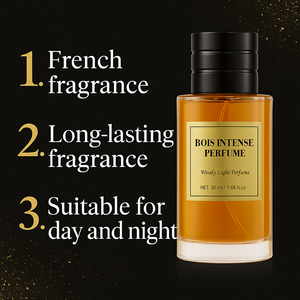 น้ำหอม Bois Intense <span class=keywords><strong>Rose</strong></span> กลิ่นหอมติดทนนาน ขนาดปกติ น้ำหอมฝรั่งเศสแบบ Eau De Toilette ขวดดีไซน์หรูหรา กลิ่นหอมเหมาะสำหรับใช้ในชีวิตประจำวัน ที่ทำงาน กลางคืน หรือนัดเดท - Product Image 4
