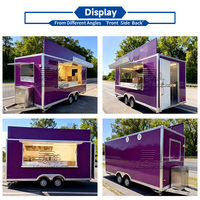 Mobile Imbisswagen für Straßenverkauf: Hot Dog, Pizza, Burger, Döner Kebab Food Truck mit Vollausstattung und Küche