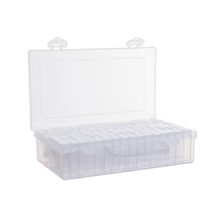 Hot Selling Multi-size Option Transparent Storage Box 5D Diamond Painting Drill Storage Containers