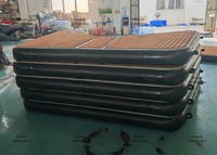 Plateforme flottante gonflable en EVA pour ponton de stationnement de bateaux à moteur, vente en gros d'usine