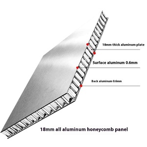 Pannello a nido d'ape <span class=keywords><strong>in</strong></span> alluminio rivestito <span class=keywords><strong>in</strong></span> <span class=keywords><strong>PVC</strong></span> da 18mm di spessore pannello a grana di legno - Product Image 6