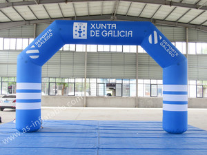 Arco inflable <span class=keywords><strong>de</strong></span> 5m para eventos al aire libre PVC y Oxford Nylon Impresión digital con soplador <span class=keywords><strong>de</strong></span> aire Tipo <span class=keywords><strong>de</strong></span> modelo Publicidad inflable - Product Image 3