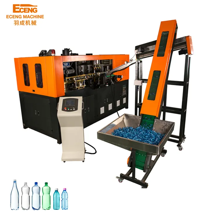 छोटे प्लास्टिक पालतू पानी झटका मोल्डिंग मशीन/बोतल बनाने की मशीन/बिक्री के लिए निर्माता स्वत: कीमत