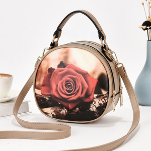 Hot Selling Wholesale Fashion Trendy Designer Ladies Flower Handbags Pu Leather Women's Luxury <b>Bags</b> for Women - Product Image 5