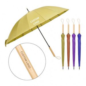 <b>Large</b> Golf Custom Personalized Waterproof Outdoor OEM Unique <b>Umbrella</b> with Solar Light - Product Image 2