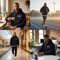 Sweat à capuche personnalisé 500-600 g/m² de haute qualité, délavé à l'acide, hiver, coupe oversize, épais, imprimé, pour hommes, fabricant de vêtements de club
