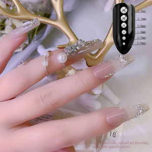 Accesorios para Decoración <span class=keywords><strong>de</strong></span> Uñas, Cuentas Pequeñas <span class=keywords><strong>de</strong></span> Acero, Doradas, Plateadas, Oro Rosa, Caja Larga <span class=keywords><strong>de</strong></span> 12 Compartimentos, Logotipo Personalizado, Estampado en Caliente <span class=keywords><strong>de</strong></span> Star Wars - Product Image 4