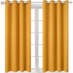 100% Polyester Blackout Grommets Slaapkamer Raam Stof Gordijnen Voor De Thuis Luxe Woonkamer - Product Image 2