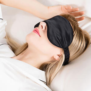 Masque de sommeil en soie imitée écologique, doux, imprimé numériquement, anti-rides, avec sangle élastique, PROMO Cadeaux de marque en gros - Product Image 3