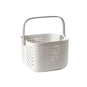 Panier de salle de bain carré de luxe léger, portable, pour étudiants, avec drain, idéal pour ranger les articles de toilette – Nouveauté en promotion - Product Image 5