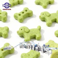 Línea de Producción de Máquina Formadora de Galletas Orgánicas para Mascotas, Totalmente Automática