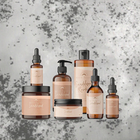 Étiquette de parfum de luxe imperméable personnalisée, autocollant cosmétique de luxe en vinyle pour emballage, impression UV par points