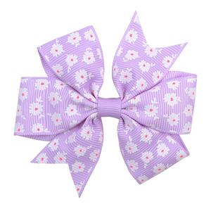 3.2 pollici girasole Grosgrain fiocchi di nastro Clip tornante ragazze fiocchi per capelli Boutique fermaglio per capelli copricapo accessori per capelli per bambini - Product Image 6