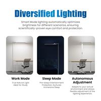 Lampe de sol LED pour bureau, design européen, commande tactile, température de couleur réglable 3000K-6000K, abat-jour en métal, construction en aluminium