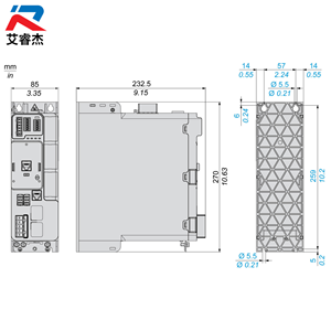 Nuevo convertidor de frecuencia original ATV340U22N4E, serie ATV340, variador de frecuencia Ethernet, trifásico, 380-480V, 2.2kW, VFD - Product Image 2