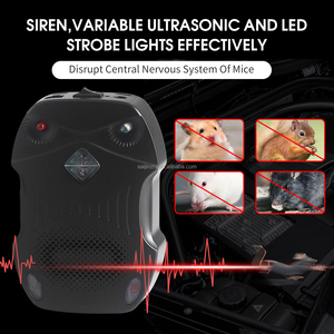 Saijzek 2-en-1 souris à ultrasons <span class=keywords><strong>et</strong></span> répulsif pour animaux nouveauté marche/arrêt automatique pour capot de véhicule de <span class=keywords><strong>voiture</strong></span> intérieur <span class=keywords><strong>et</strong></span> extérieur - Product Image 3