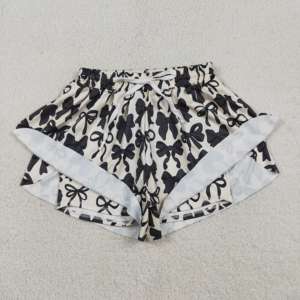 Vêtements de sport RTS, short décontracté noir pour femme adulte, au-dessus du genou, avec doublure, designs sportifs, yoga, maman et moi, respirant - Product Image 3