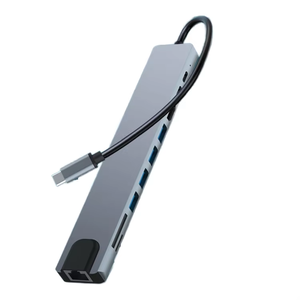 Xput 10-in-1 <span class=keywords><strong>USB</strong></span> 3.0 HUB 4K 30Hz <span class=keywords><strong>USB</strong></span> C Hub Ethernet SD TF RJ45 <span class=keywords><strong>Adapter</strong></span> pd100w cho Macbook <span class=keywords><strong>iPad</strong></span> OTG Docking Station HDTV - Product Image 1