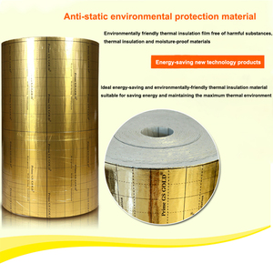 Película Reflectante de Aluminio para <span class=keywords><strong>Aislamiento</strong></span> Térmico de <span class=keywords><strong>Piso</strong></span> de 1M X 1M, Colores Plateado, Naranja y Dorado, Multiusos - Product Image 5