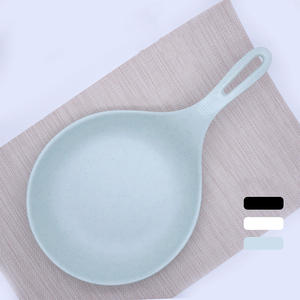 Plateau de service en mélamine, plat à <span class=keywords><strong>pizza</strong></span>, plat à four rond avec poignée pour le dîner, plat à tarte, cupcake - Product Image 2