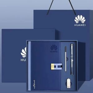 Hot Selling Corporate Advertising Business Promotion Gift Set Notebook Metal Ballpoint <b>Pen</b> <b>Refill</b> USB Paper Bag - Product Image 6