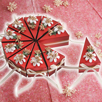Offre Spéciale – Boîte à Bonbons de Mariage de Luxe Vide, Créative, en Forme de Gâteau, en Papier Gaufré, Style Européen, Personnalisable, Élégante, Vente en Gros