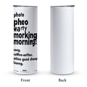 Stainless Steel Tumbler 20oz with Lid Custom Pattern for <b>Hot</b> and Cold Daily <b>Drinks</b> - Product Image 2