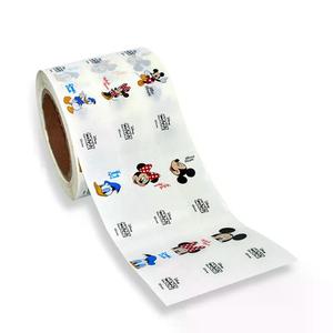 Có thể in Holographic dầu bằng chứng Vinyl Nhãn dán cuộn trắng trong suốt dán mã vạch/logo nhãn cho máy tính CuộN Dispenser - Product Image 3