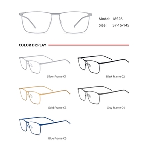 Gafas de Titanio Puro para <span class=keywords><strong>Miopía</strong></span> para Hombre, Montura Completa, Estilo Ejecutivo, Anti-luz Azul, con Lentes Fotocromáticas, con Graduación para <span class=keywords><strong>Astigmatismo</strong></span>, Modelo 18526 - Product Image 4