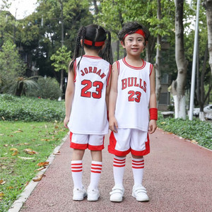 Ensemble de maillots de basket-ball unisexe pour enfants, vêtements de sport d'été de l'équipe <span class=keywords><strong>NBA</strong></span> - Product Image 1