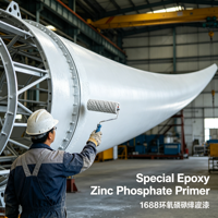 Peinture en aérosol époxy-zinc-phosphate bicomposante haute performance, écologique et de qualité supérieure, conforme à la norme ISO 12944, pour usage commercial