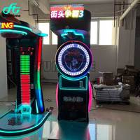 Machine de jeu de boxe à fort impact, Boxing King 2, machine d'arcade à monnayeur avec affichage du score et lumières LED.