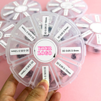 Meecillashes Promotion Éventails Préfabriqués en Cheveux Synthétiques Faits Main 3D-10D à Base Fine et Pointue, 100 Éventails, Volume Intense