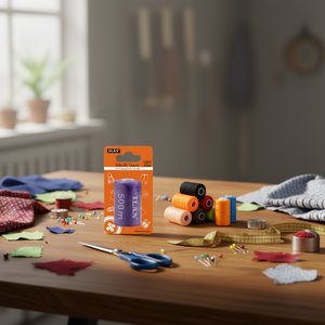 Filo da cucito Ilan 500m, rocchetti colorati per macchina da cucire e cucito a mano - Product Image 3